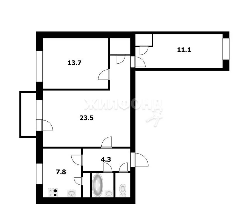 Продажа квартиры, Новосибирск, Красный пр-кт. - Фото 11