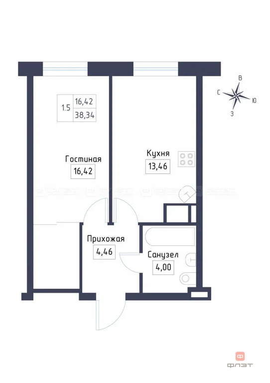 Продажа квартиры в новостройке, Казань, ул. Оренбургский тракт - Фото 3