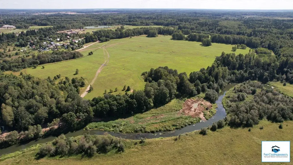 Участок возле реки 7.9 Га в деревне Алексеевкав 20 км от г. Можайск - Фото 16