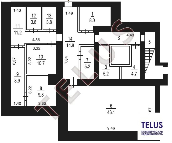 м Речной Вокзал, Ленинградское шоссе, 149м2 (ном. объекта: 8315) - Фото 6