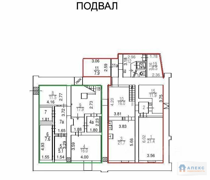 Аренда помещения (ПСН) пл. 186 м2 под аптеку, банк, кафе, ресторан, ... - Фото 6