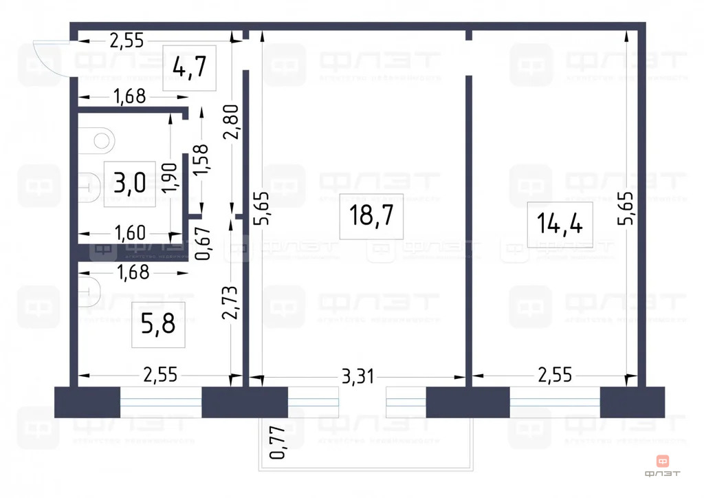 Продажа квартиры, Казань, ул. Халева - Фото 16
