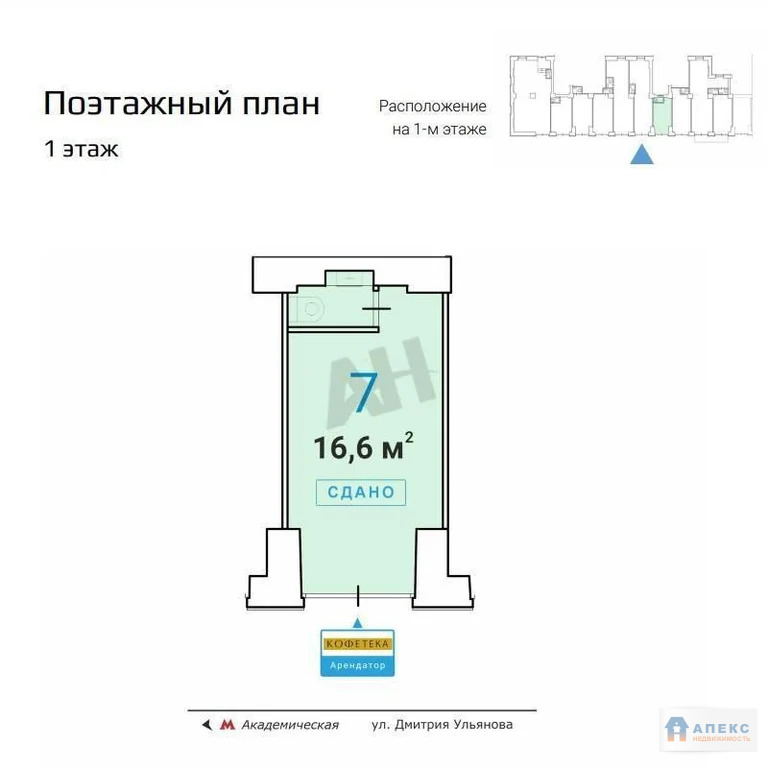 Продажа помещения (ПСН) пл. 17 м2 под кафе, ресторан, бар, ,  м. ... - Фото 6