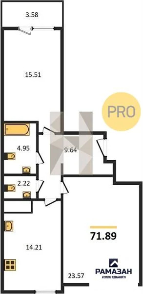 Продажа квартиры в новостройке, Казань, ул. Галиаскара Камала - Фото 1