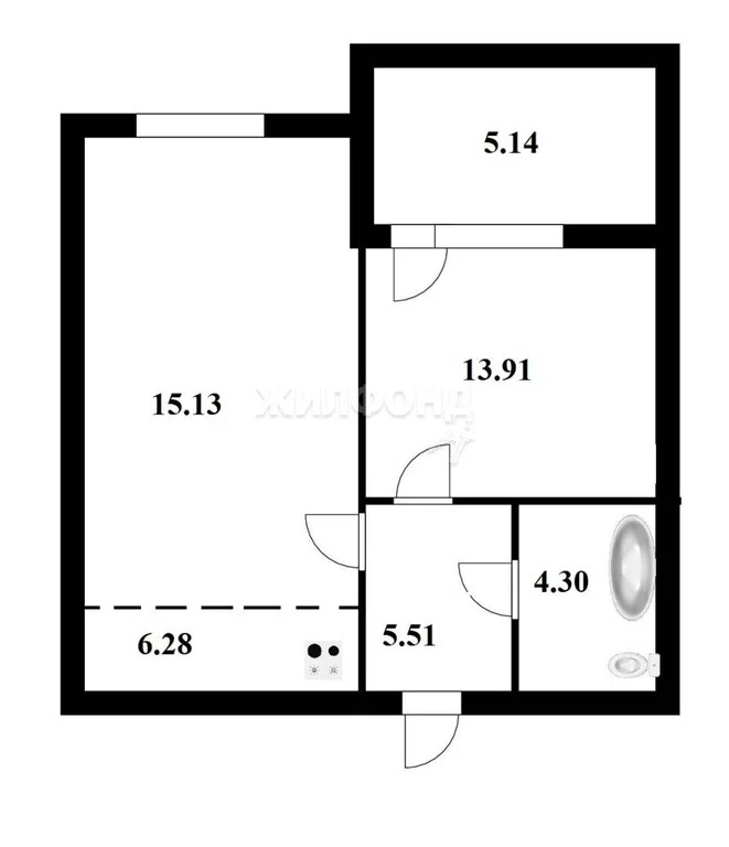 Продажа квартиры, Краснообск, Новосибирский район, жилой комплекс ... - Фото 4