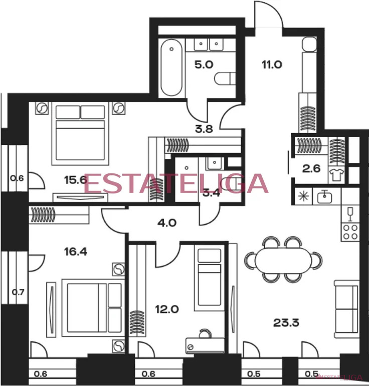 Продажа квартиры в новостройке, ул. Часовая - Фото 1