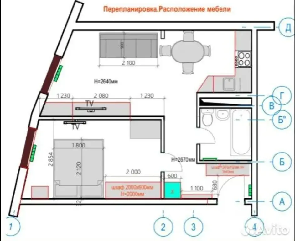 Сдаётся светлая, тёплая квартира на долгий срок - Фото 20