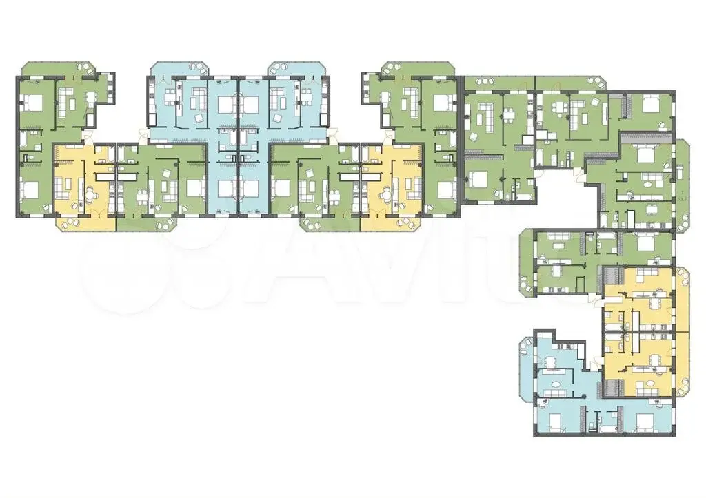 2-к квартира, 74 м2, 2/10 эт. 2H ЖК КЛОВСКИЙ, Смоленск - Фото 6