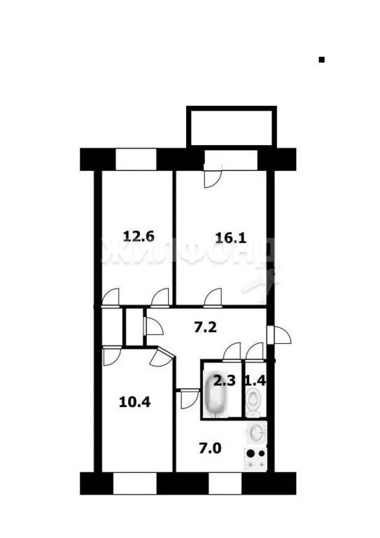 Продажа квартиры, Новосибирск, ул. Крылова - Фото 21