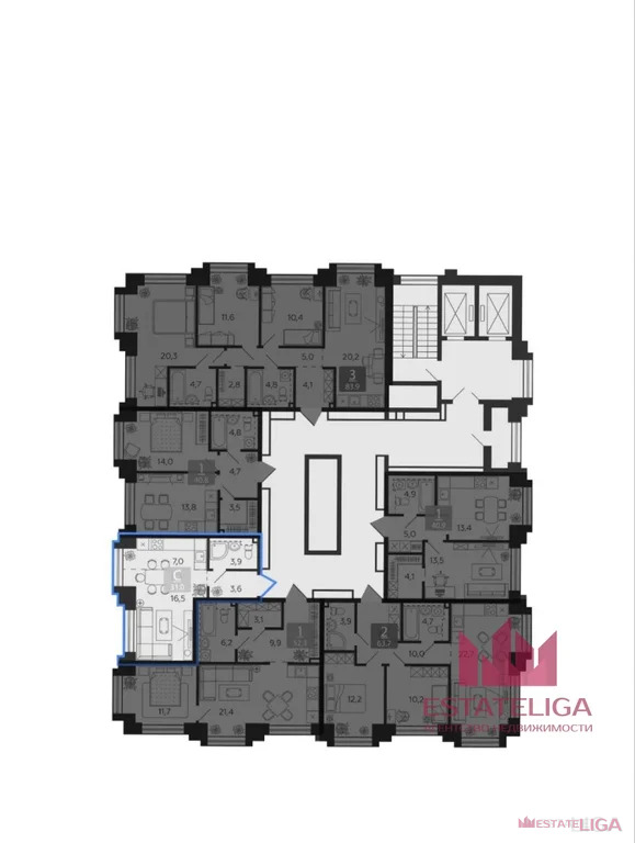 Продажа квартиры, набережная Марка Шагала - Фото 2