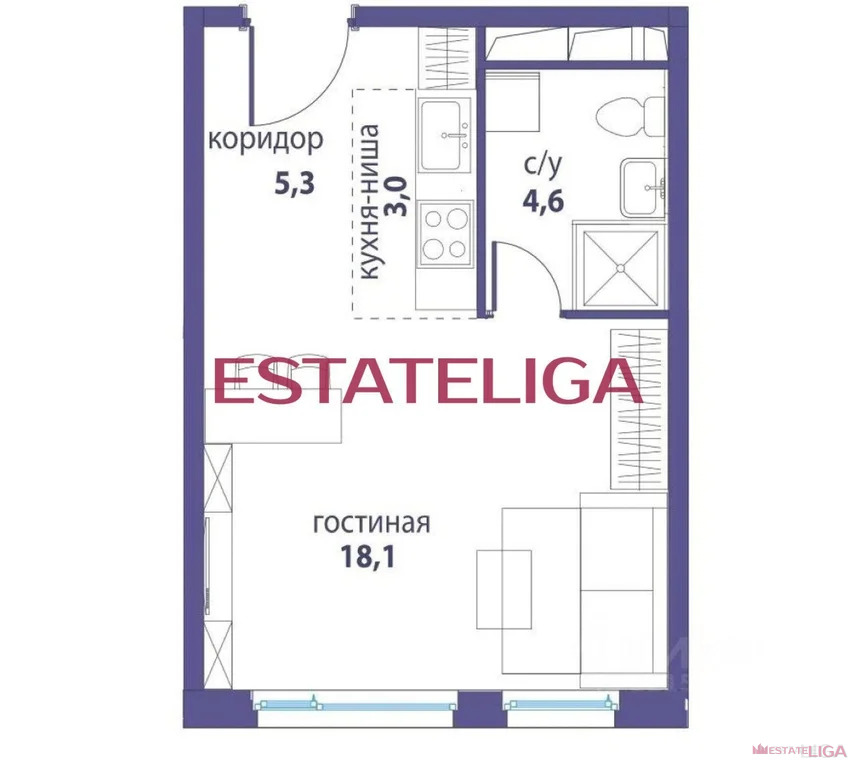 Продажа квартиры, улица Крузенштерна - Фото 2