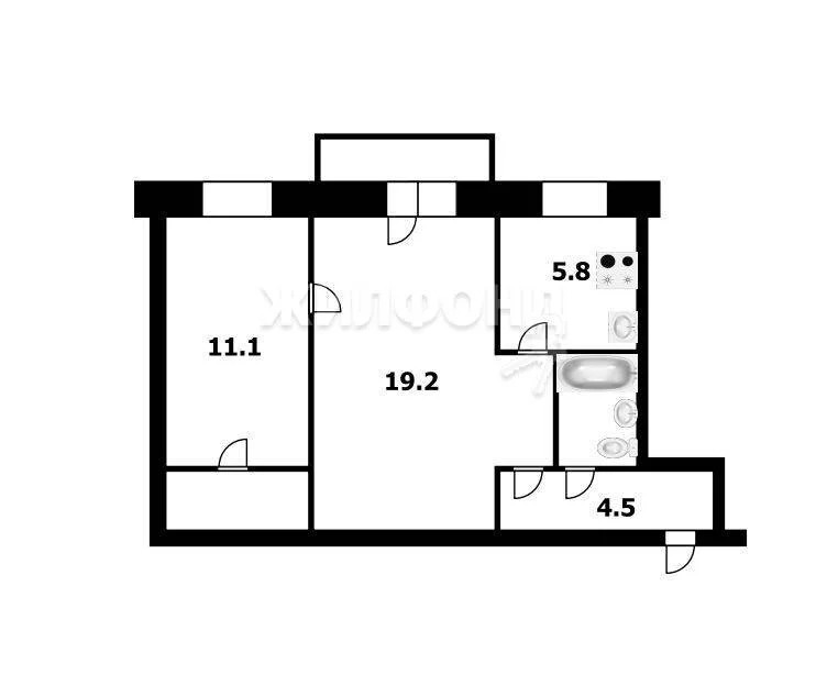 Продажа квартиры, Новосибирск, ул. Дмитрия Донского - Фото 8