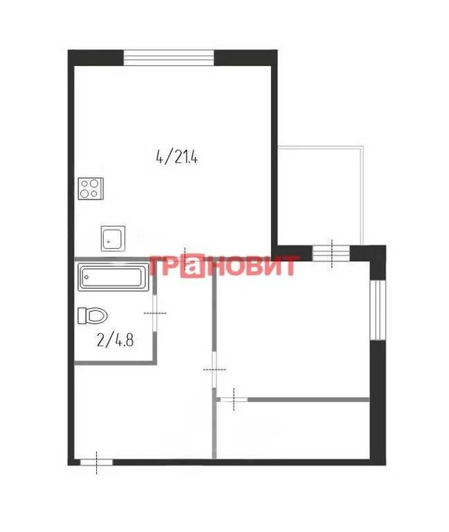 Продажа квартиры, Краснообск, Новосибирский район, 6-й микрорайон - Фото 33