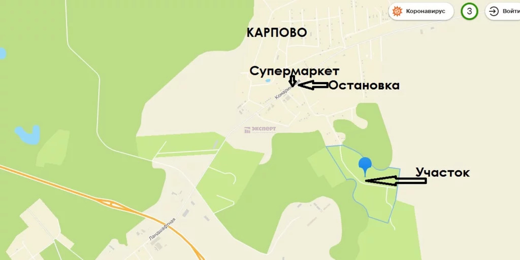 Д карпово карта