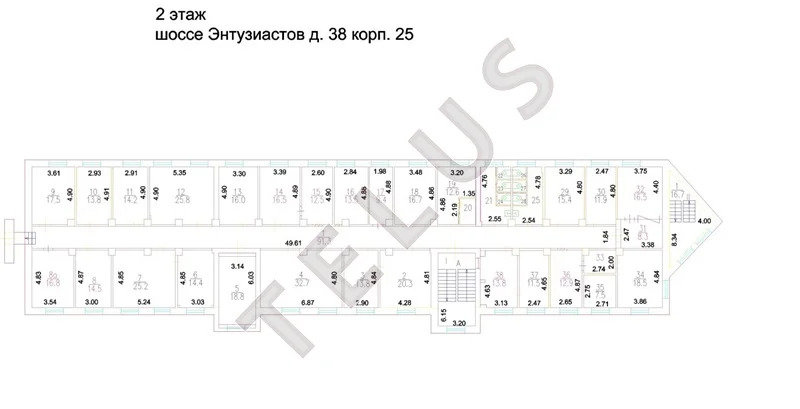 м Шоссе Энтузиастов, Шоссе Энтузиастов, 2018 м2, Здание (ном. объекта: ... - Фото 12