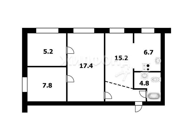 Продажа квартиры, Новосибирск, ул. Крылова - Фото 3