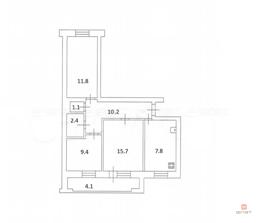 Продажа квартиры, Казань, Дербышки ул. Мира - Фото 10