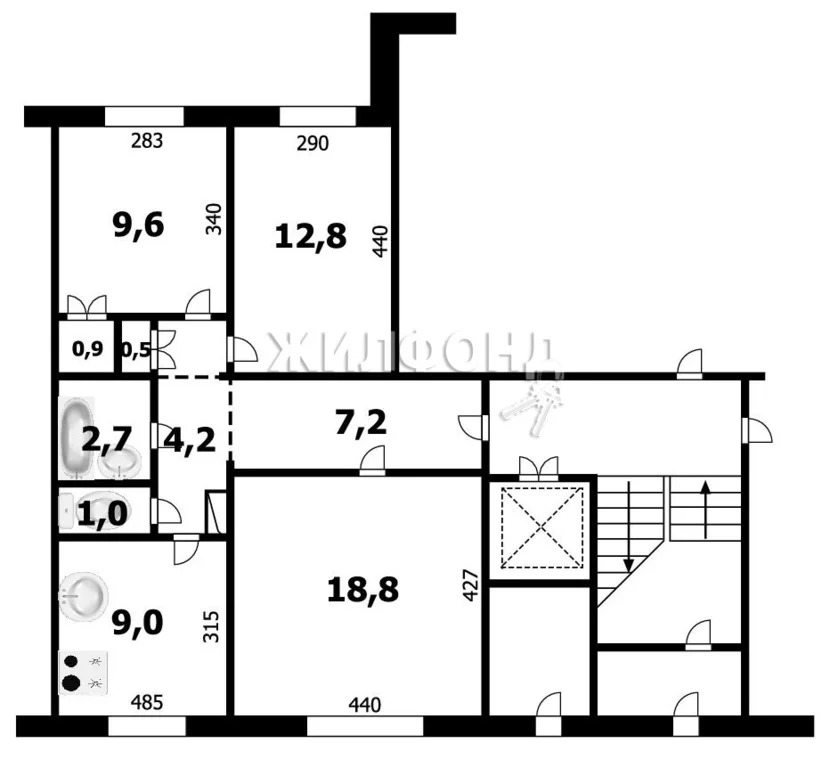 Продажа квартиры, Новосибирск, Владимира Высоцкого - Фото 9