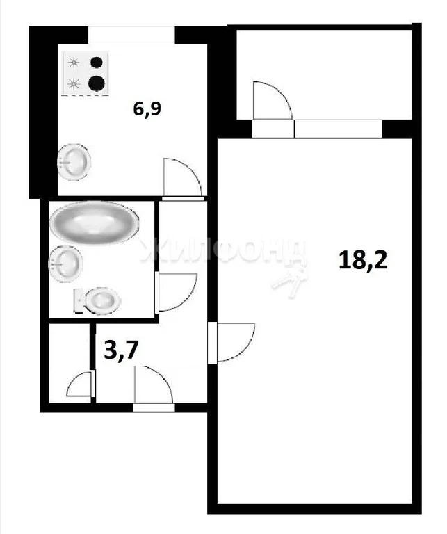 Продажа квартиры, Новосибирск, ул. Бориса Богаткова - Фото 12