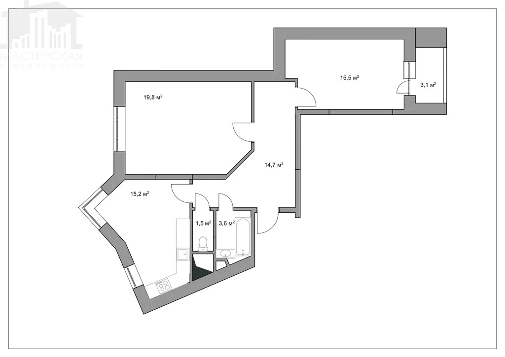 Продажа квартиры, Истра, Истринский район, Главного Конструктора В.А. ... - Фото 0