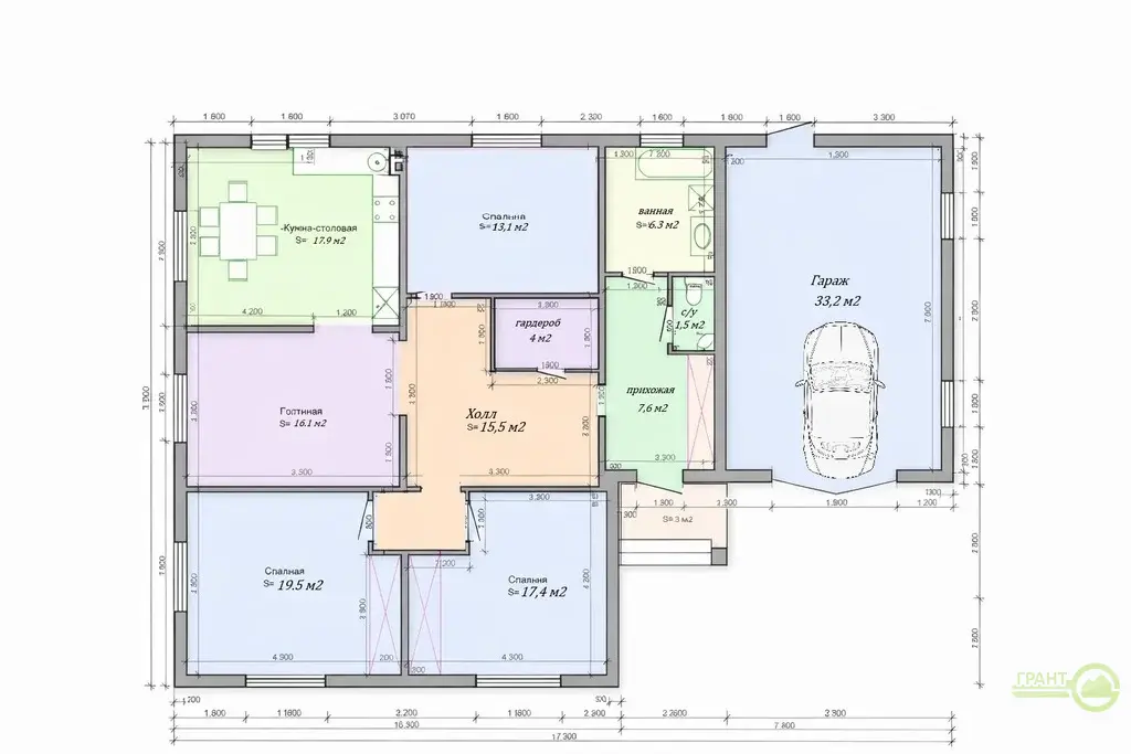 Новый дом с гаражом в Хохлово, семейная ипотека - Фото 5