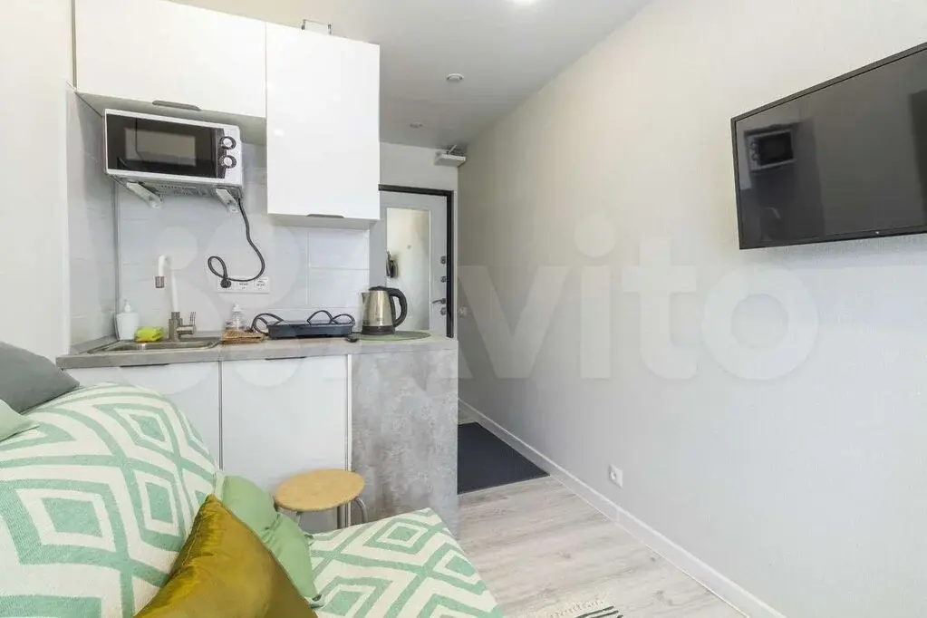 Квартира-студия, 12,5 м, 1 кровать - Фото 9