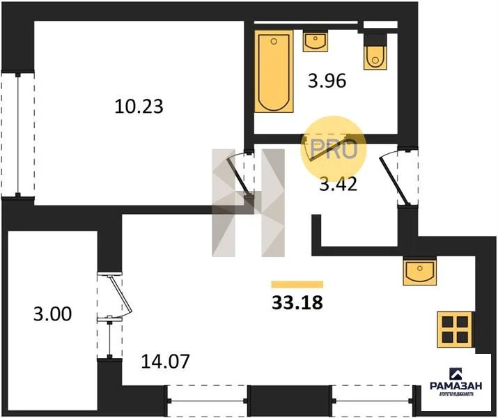 Продажа квартиры в новостройке, Казань, м. Козья слобода, ул. ... - Фото 1