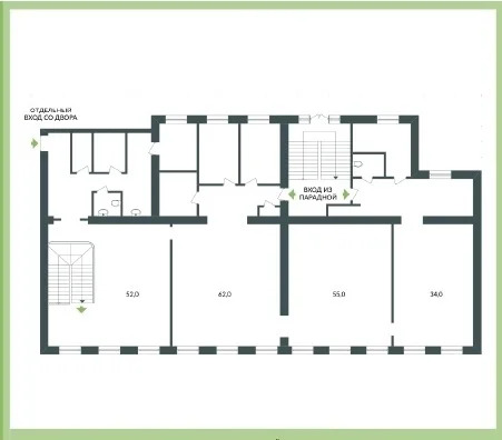 Продажа офиса, 490 м - Фото 1