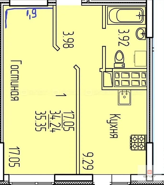 Продажа квартиры, Казань, ул. Рауиса Гареева - Фото 22