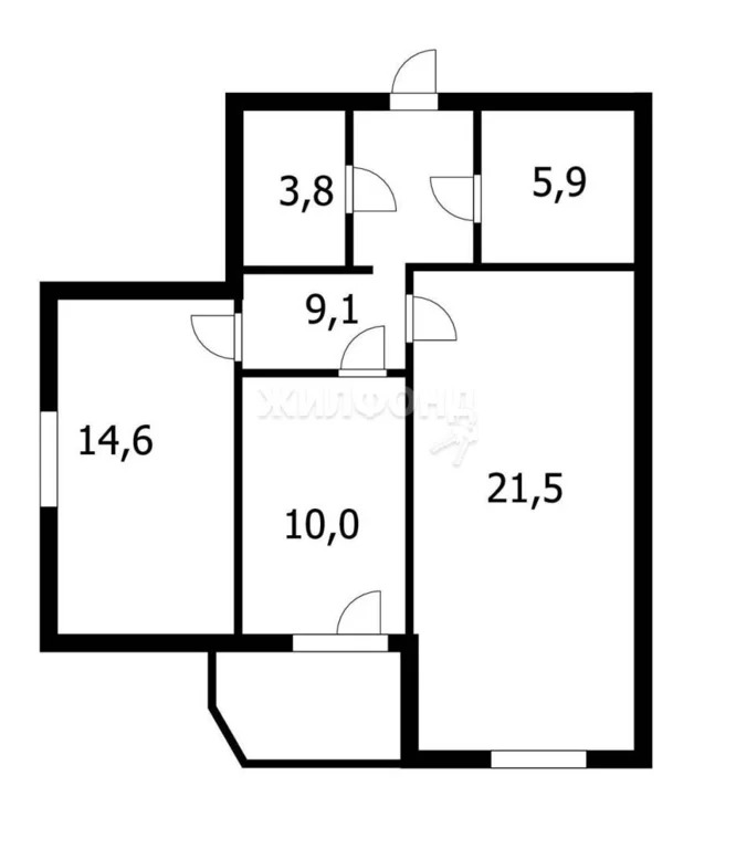 Продажа квартиры, Новосибирск, Заречная - Фото 12