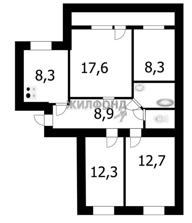 Продажа квартиры, Новосибирск, ул. Линейная - Фото 12