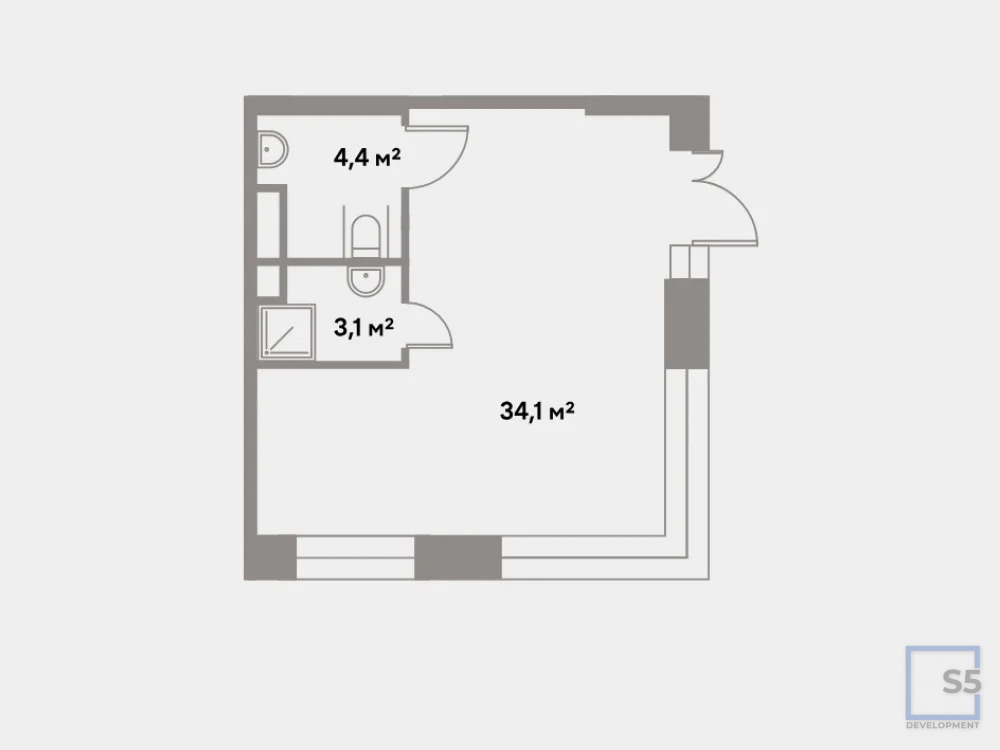 Продажа торгового помещения, м. Варшавская, ЖК Лайф Варшавская (ЖК ... - Фото 10