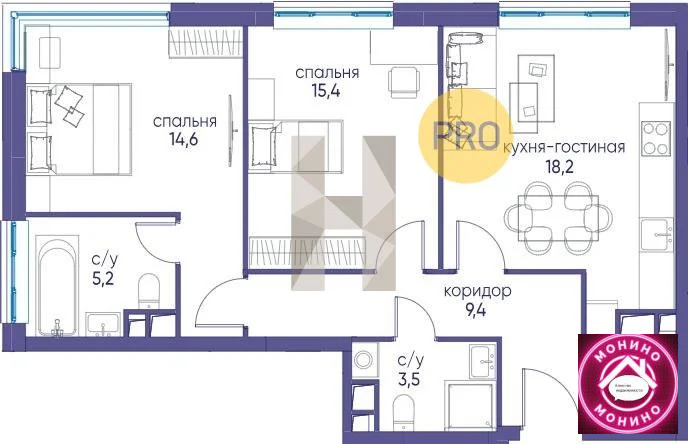 Продажа квартиры в новостройке, м. Терехово, ул. Нижние Мневники - Фото 0