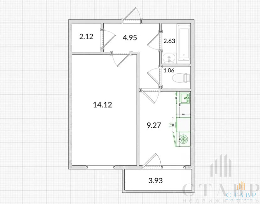 Продажа квартиры, м. Звездная, ул. Звездная - Фото 16