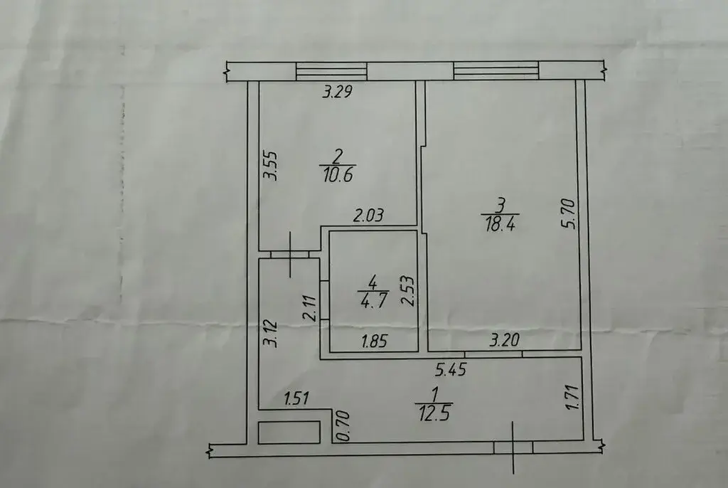 1-к. квартира, 46,2 м2, 1/17 эт. - Фото 11