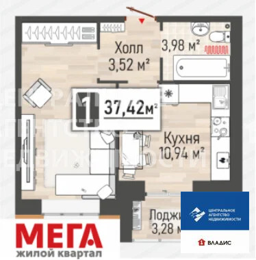 Продажа квартиры в новостройке, Рыбное, Рыбновский район - Фото 6