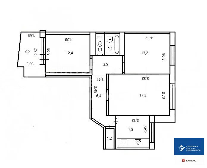 Продажа квартиры, Рязань, ул. Дзержинского - Фото 16