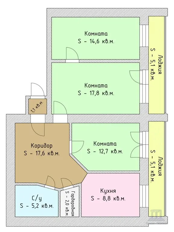 Продаю 3 к квартиру на Сельмаше в Ростове-на-Дону Металлургическая - Фото 14