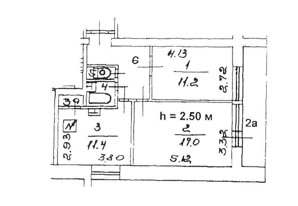 Планировка квартиры ii 68