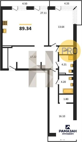 Продажа квартиры в новостройке, Казань, м. Горки, ул. Патриса Лумумбы - Фото 1