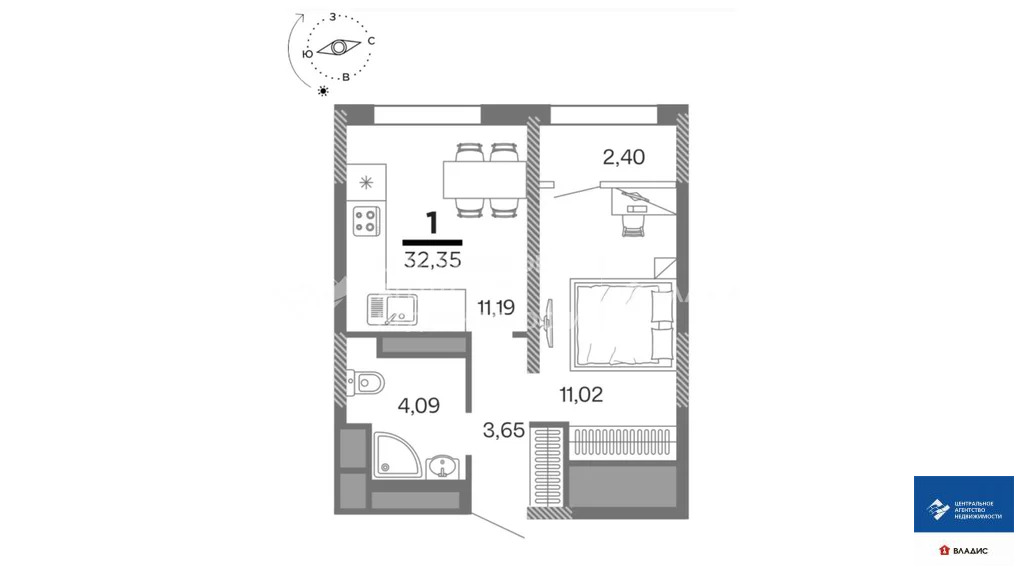 Продажа квартиры, Рязань, жилой комплекс Метропарк - Фото 8