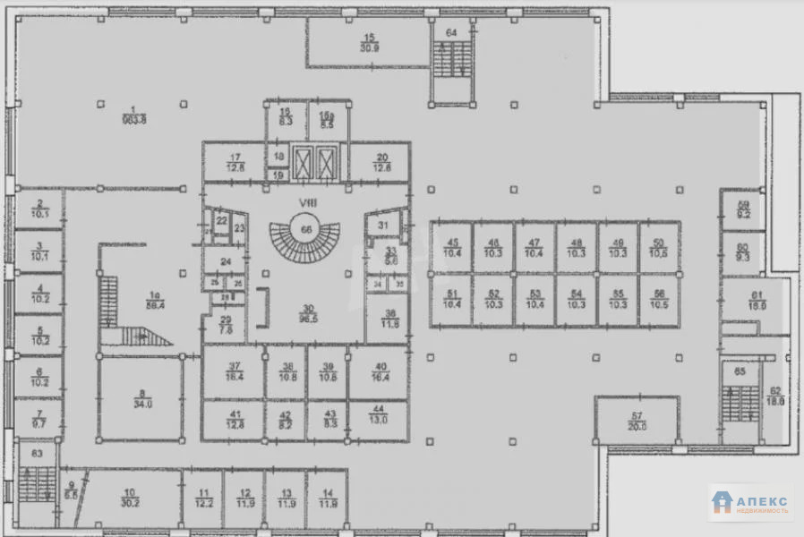 Аренда офиса 2114 м2 м. Гражданская (МЦД) в бизнес-центре класса В в . - Фото 4