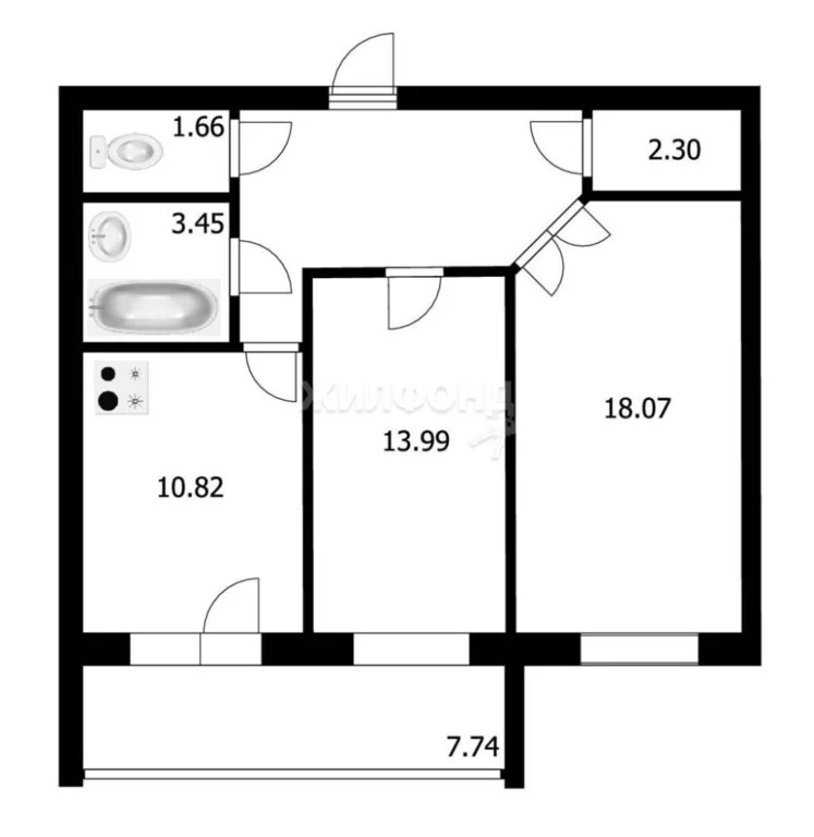 Продажа квартиры, Краснообск, Новосибирский район, 2-й микрорайон - Фото 34