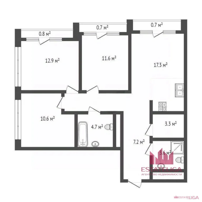 Продажа квартиры, Новоданиловская наб. - Фото 1