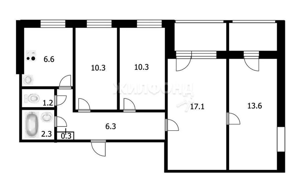 Продажа квартиры, Новосибирск, ул. Новосибирская - Фото 21