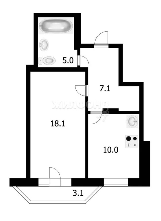 Продажа квартиры, Новосибирск, ул. Тюленина - Фото 10