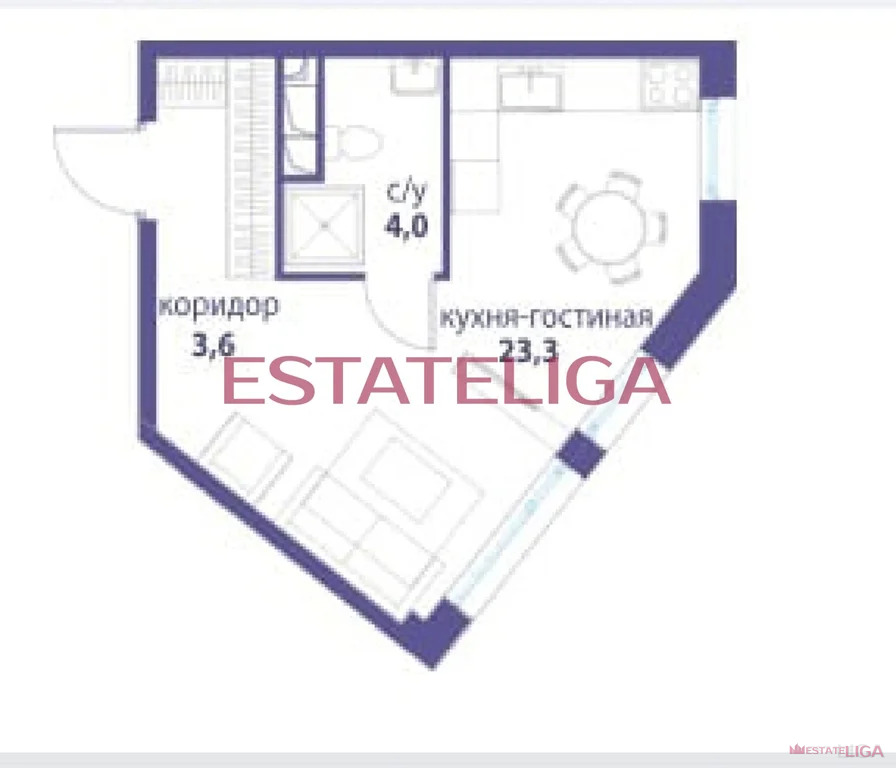 Продажа квартиры, улица Крузенштерна - Фото 1