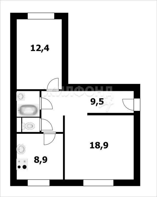 Продажа квартиры, Новосибирск, ул. Чемская - Фото 13