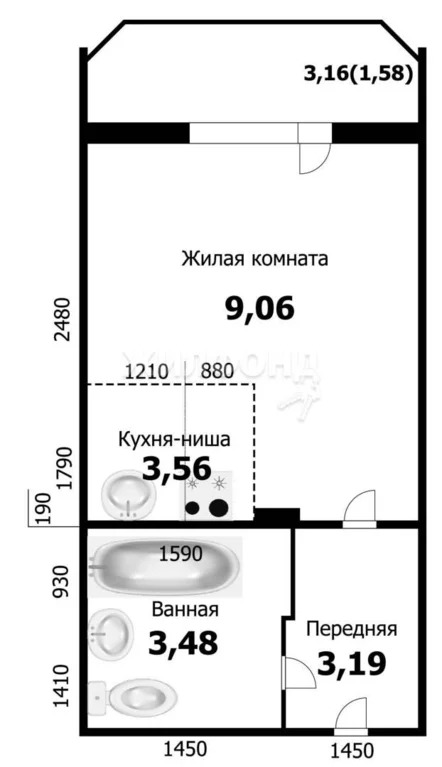 Продажа квартиры, Новосибирск, Виктора Уса - Фото 1