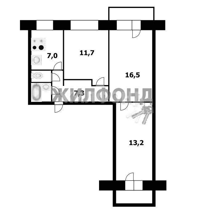 Продажа квартиры, Новосибирск, ул. Московская - Фото 25